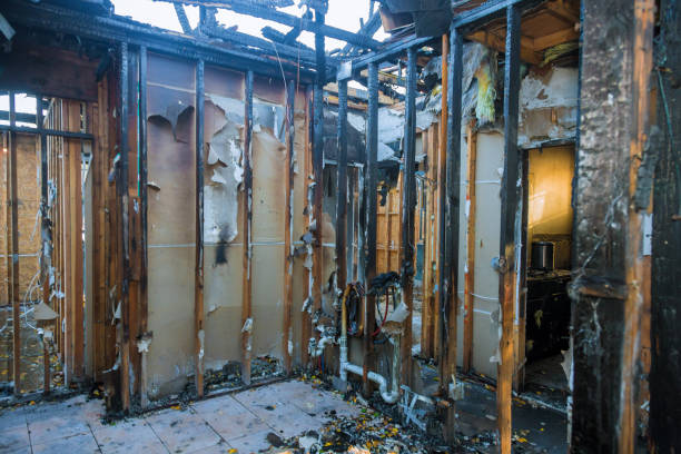 Professional Fire Damage Removal technician working in Lebanon, VA